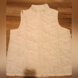 Basic Edition NWT white thick vest
